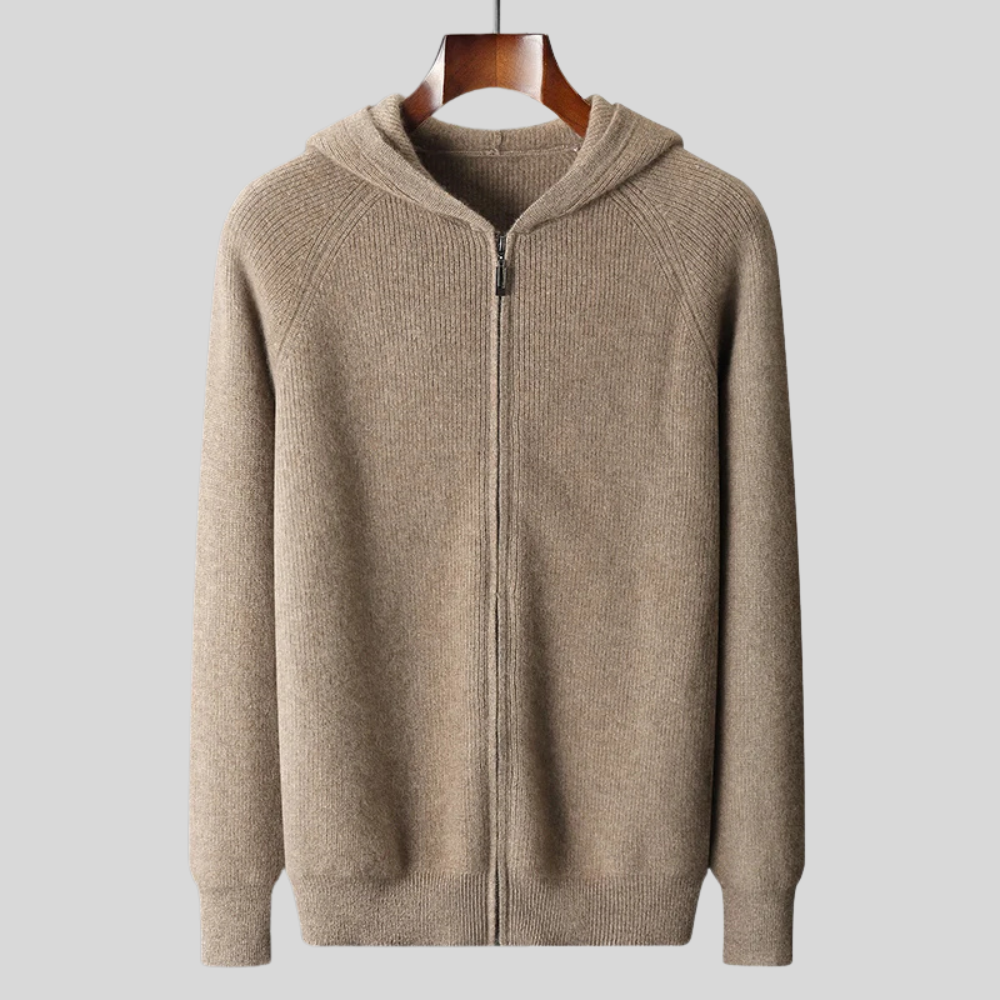 Jeffrey™ | Merino Wool Zip-Up Sweater