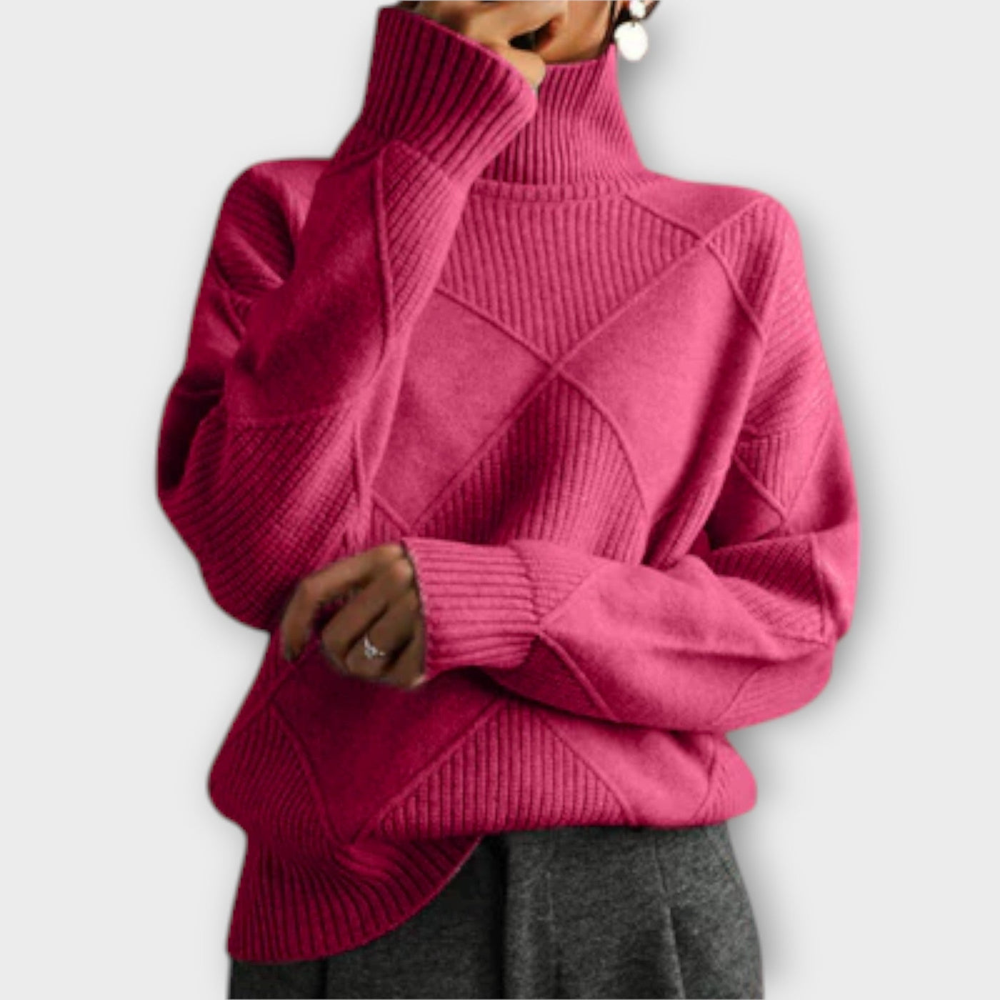 Ivanna™ | Cozy Cashmere Turtleneck Sweater