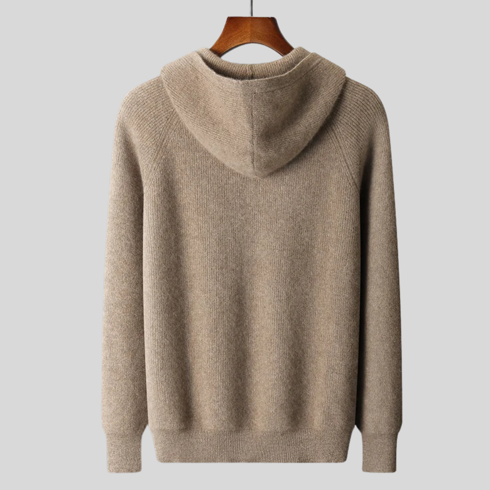 Jeffrey™ | Merino Wool Zip-Up Sweater