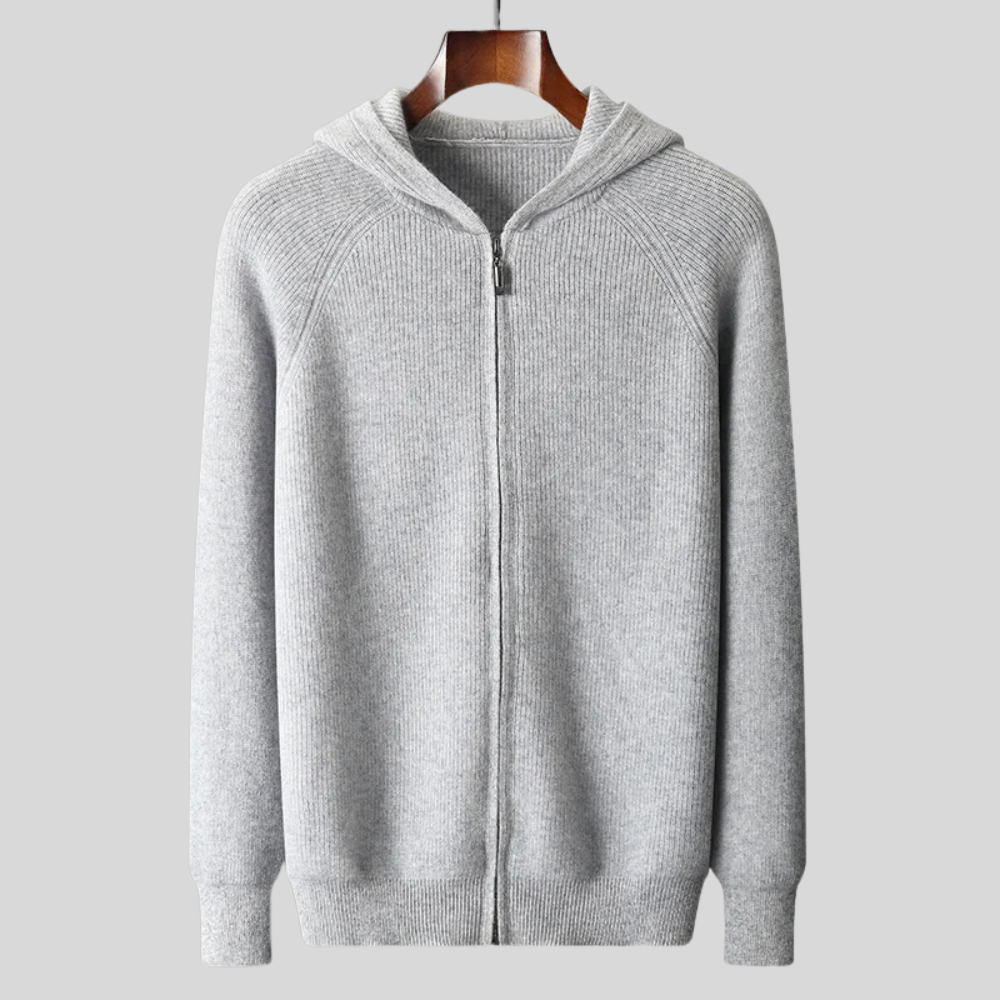 Jeffrey™ | Merino Wool Zip-Up Sweater