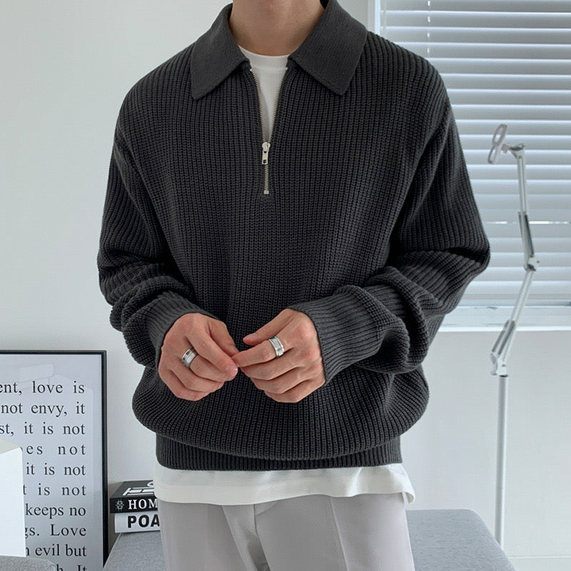 Kieran™ | Zipped Sweater For Men