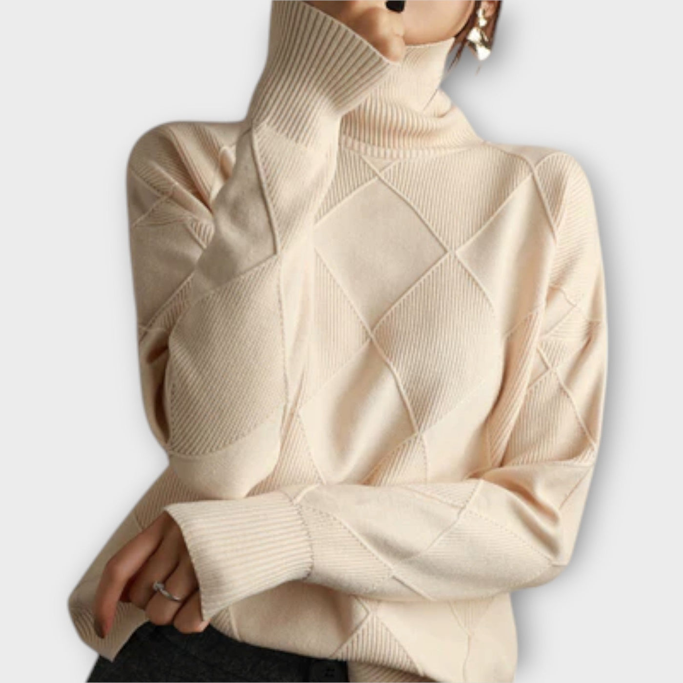 Ivanna™ | Cozy Cashmere Turtleneck Sweater