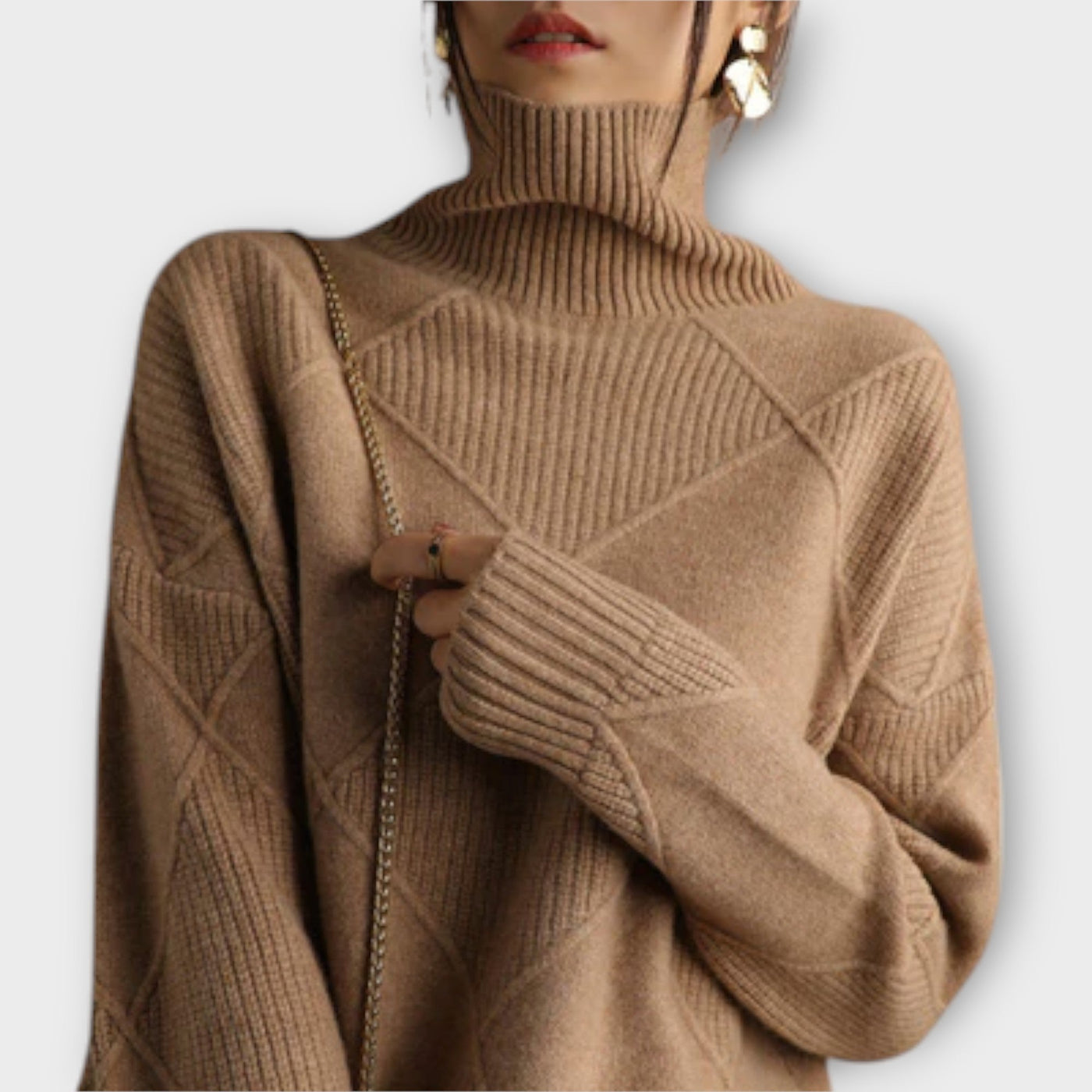 Ivanna™ | Cozy Cashmere Turtleneck Sweater