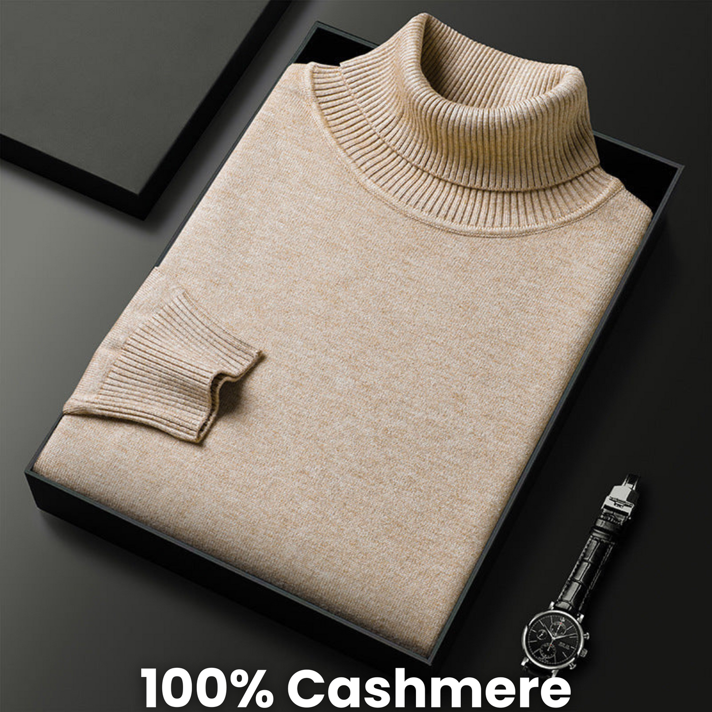 Louvico™ | Cashmere Turtleneck Sweater