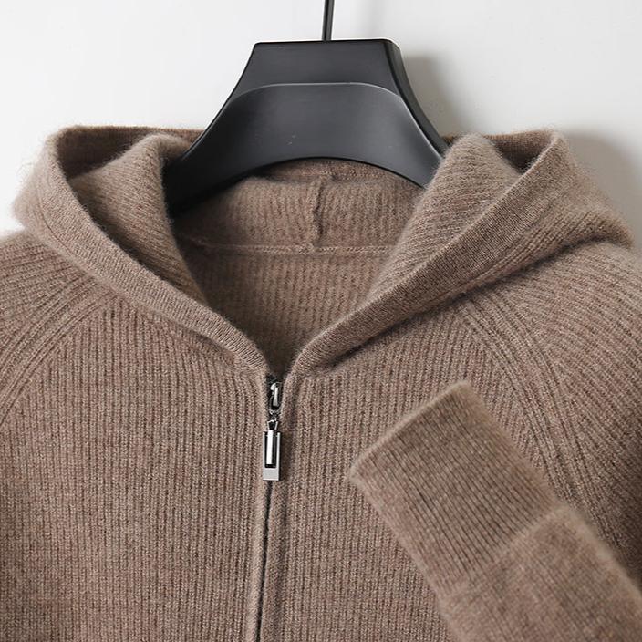 Jeffrey™ | Merino Wool Zip-Up Sweater