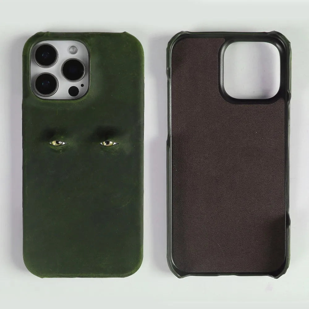 EyeGuard™ | Leather iPhone Case