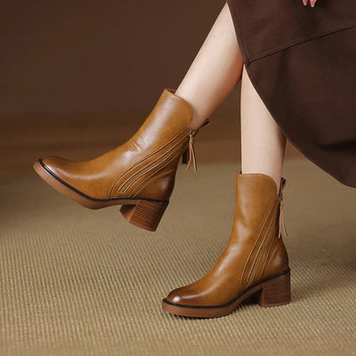 Eileen™ | Leather Ankle Boots For Women