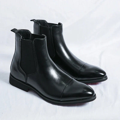 Donovan™ | Leather Chelsea Boots