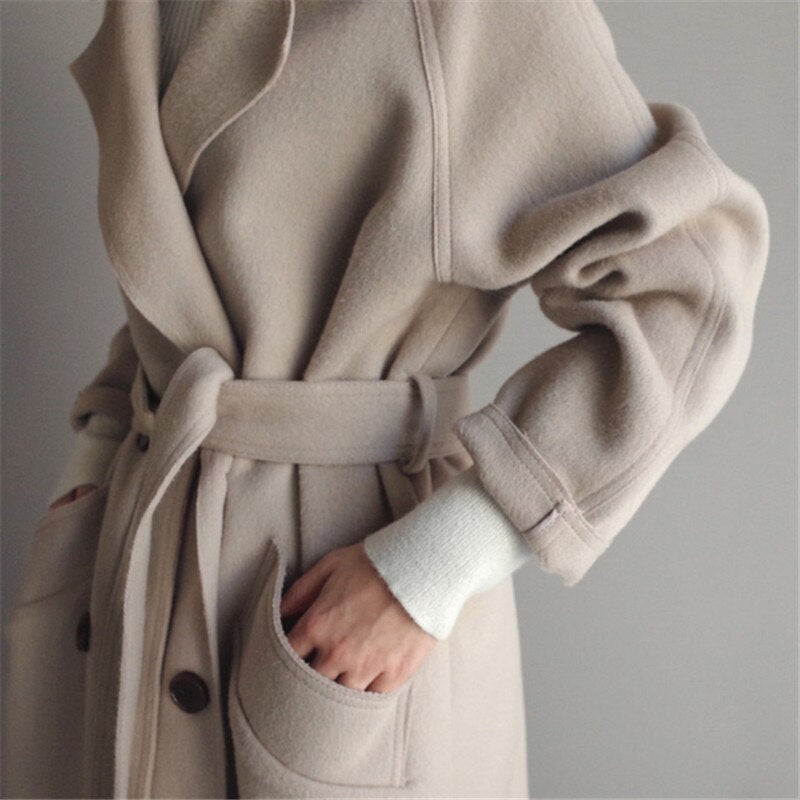 Greta™ | Long Wool Coat For Winter