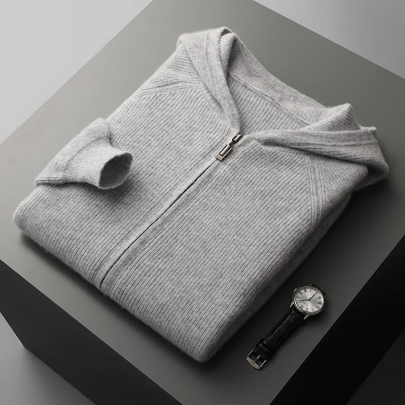 Jeffrey™ | Merino Wool Zip-Up Sweater