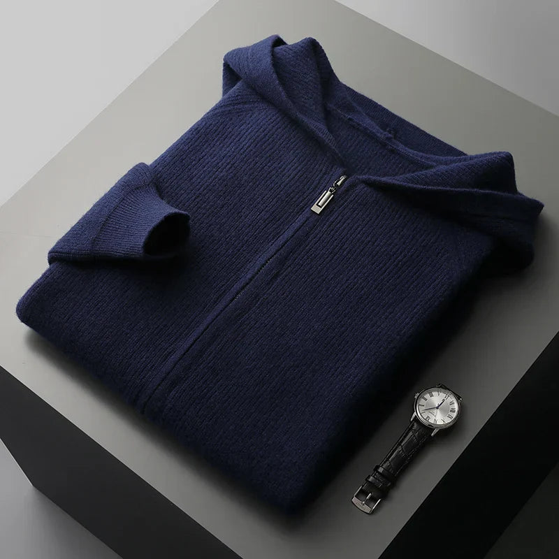 Jeffrey™ | Merino Wool Zip-Up Sweater