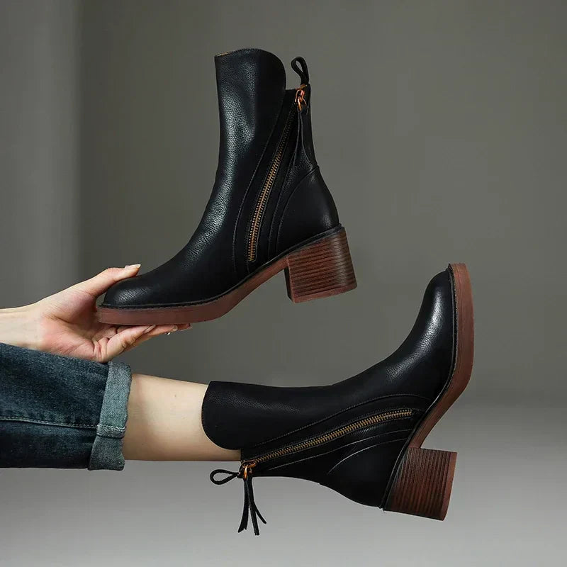 Eileen™ | Leather Ankle Boots For Women