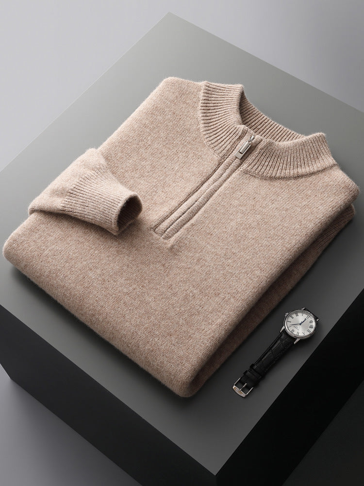 Michael™ | Cashmere Half Zip Sweater