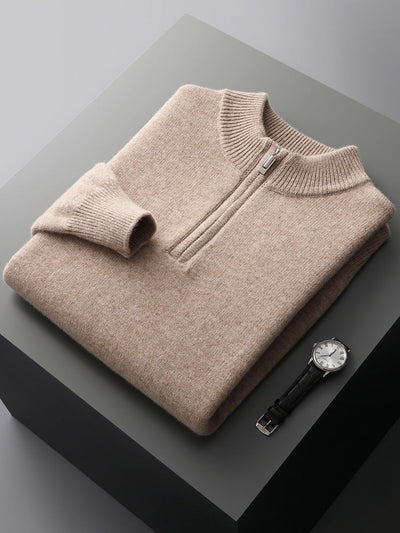 Michael™ | Cashmere Half Zip Sweater