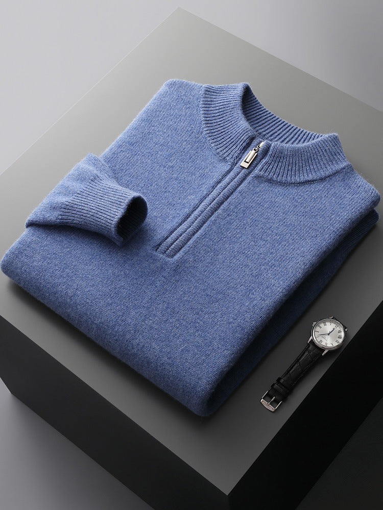 Michael™ | Cashmere Half Zip Sweater