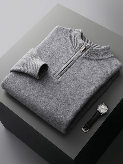 Michael™ | Cashmere Half Zip Sweater