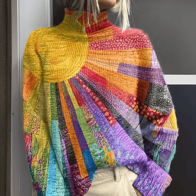 Melanie™ | Colorful Turtleneck Sweater